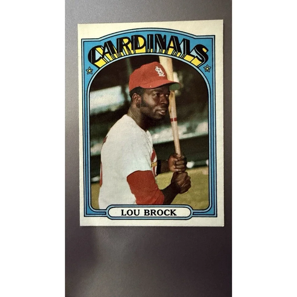 1972 Topps #200 Lou Brock St. Louis Cardinals